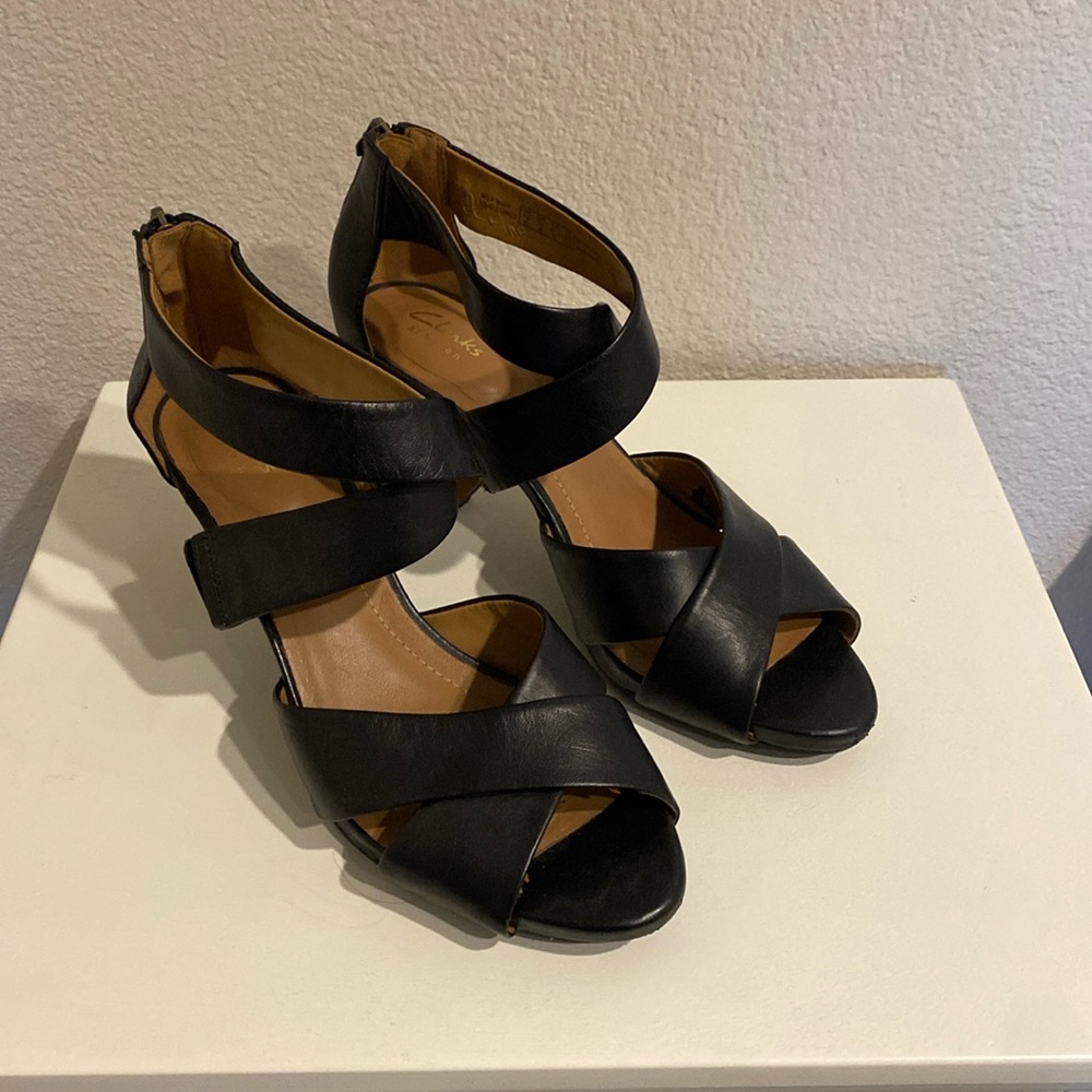 Gently used Black Clark’s heels